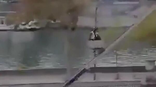 Un nou video cu jaful de la Louvre: suspecții scapă folosind aceeași scară rulantă de construcție - Sputnik Moldova