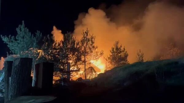 В Дурлештах, пригороде Кишинёва, в сауне произошёл сильный пожар - Sputnik Молдова