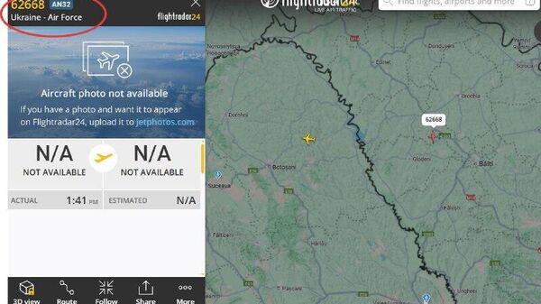 В небе над Бельцами замечены два украинских АН-26 и АН-32, которые поднялись с аэропорта Маркулешты и летели на небольшой высоте - Sputnik Молдова