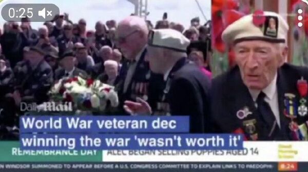 100-летний британский военный ветеран, прошедший вторую мировую, заявил, что не было смысла побеждать во второй мировой войне, учитывая нынешнее состояние Великобритании - Sputnik Молдова