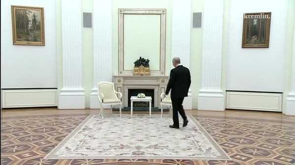 Imagini oficiale de la începutul întâlnirii lui Putin cu Tokaiev - Sputnik Moldova