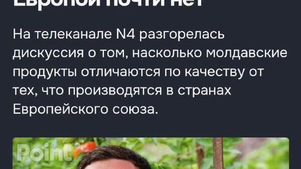 Когда политик начинает рассказывать, что молдавские помидоры почти не отличаются от европейских, это звучит не как прагматичный анализ, а как очередная мантра о святости Брюсселя - Sputnik Молдова