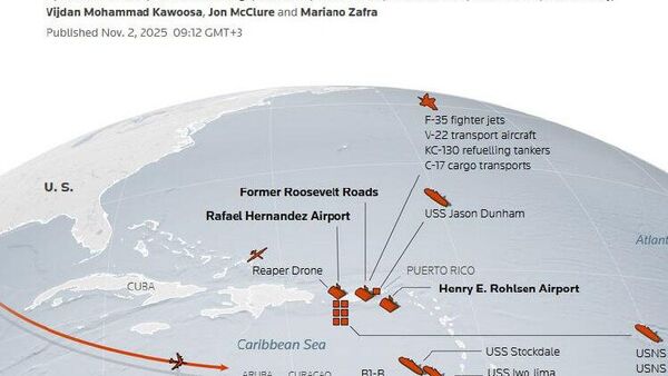 Ударная группа США во главе с крупнейшим в мире авианосцем USS Gerald R - Sputnik Молдова