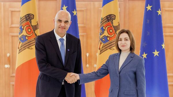 Президент Майя Санду встретилась сегодня с Генеральным секретарём Совета Европы Аленом Берсе - Sputnik Молдова