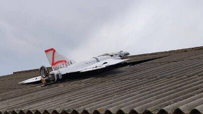 На крыше одного из домов в селе Кухурешть-де-Жос Флорештского района обнаружился пролетевший над Молдовой беспилотник