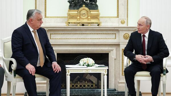 Президент Владимир Путин провел встречу с премьер-министром Венгрии Виктором Орбаном - Sputnik Молдова
