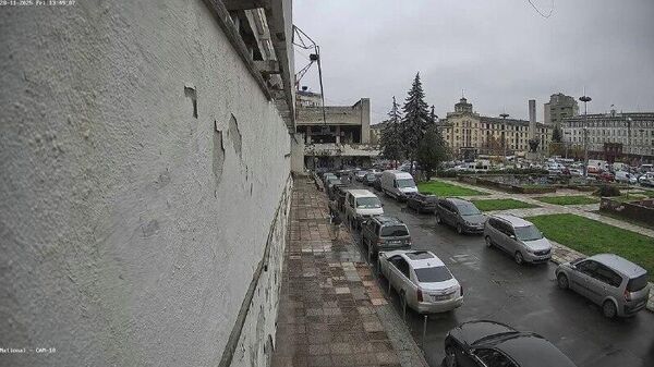 Douăzeci și cinci de camere CCTV au fost instalate în jurul perimetrului Hotelului Național abandonat (fostul Hotel Intourist) din centrul Chișinăului - Sputnik Moldova