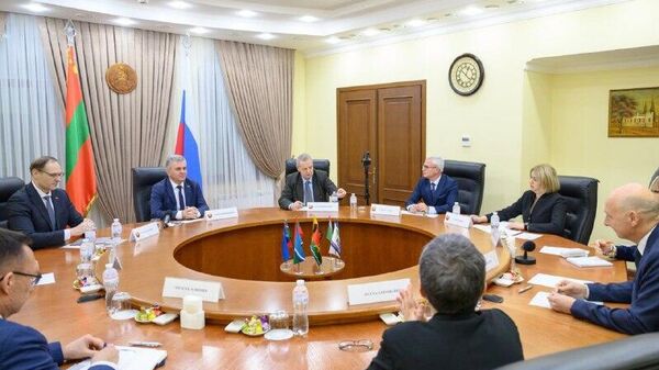 Liderul Transnistriei, Vadim Krasnoselski, a avut o întrevedere cu reprezentantul special al președintelui OSCE, Thomas Lenk - Sputnik Moldova