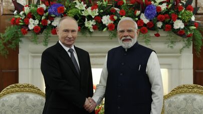 Владимир Путин и Нарендра Моди