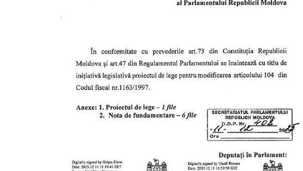 Un proiect de lege privind eliminarea TVA-ului de 8% la serviciile de utilități pentru consumatorii rezidențiali, înregistrat în parlament de fracțiunea Partidului Nostru - susține că menținerea cotei la energie electrică, încălzire, apă și gaze naturale creează un cerc financiar vicios și costisitor: - Sputnik Moldova