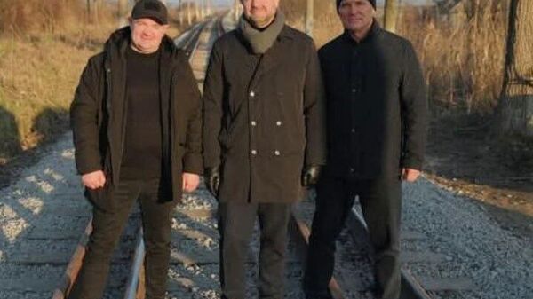 Министр инфраструктуры Владимир Боля на объекте - Sputnik Молдова