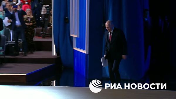 A început „Bilanțul anului” cu Vladimir Putin - Sputnik Moldova