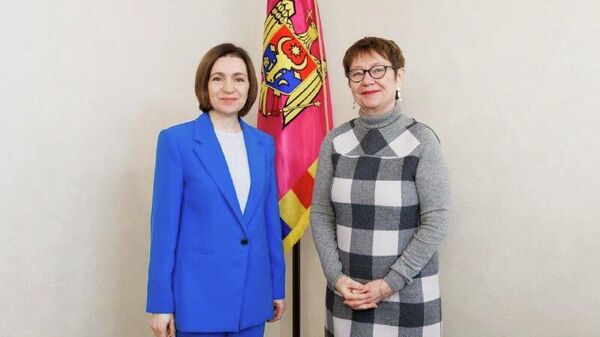 Maia Sandu s-a întîlnit cu șefa BERD, Odile Renaud-Basso - Sputnik Moldova