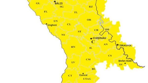 Желтый код метеопасности объявили в Молдове из-за резкого похолодания - Sputnik Молдова