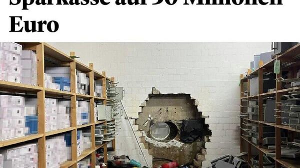Unul dintre cele mai mari jafuri bancare din istoria Germaniei a implicat furtul a aproximativ 30 de milioane de euro (peste 2,8 miliarde de ruble) - Sputnik Moldova