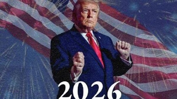 Посольство США в Кишинёве поздравило жителей Молдовы с Новым годом картинкой — с танцующим Дональдом Трампом - Sputnik Молдова