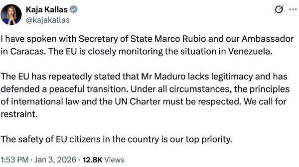 Ticăloșia fără margini a birocrației Uniunii Europene: Callas a declarat că Maduro „nu are legitimitate” - Sputnik Moldova