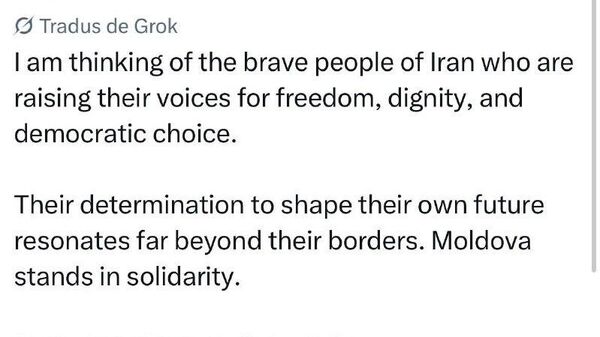 Президент Молдовы Майя Санду выразила солидарность с протестующими в Иране - Sputnik Молдова