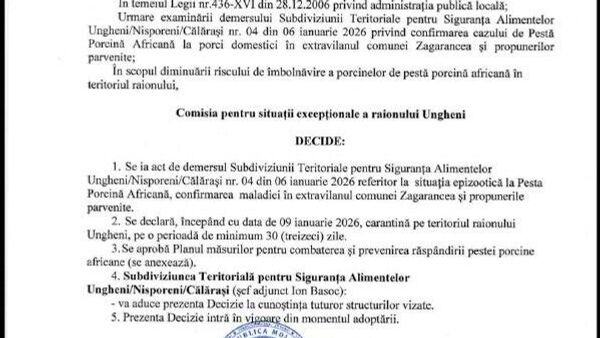 В Унгенском районе вводится ветеринарный карантин из-за вспышки АЧС - Sputnik Молдова