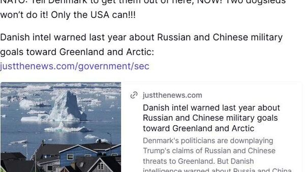 Trump a declarat din nou că „două sănii trase de câini” ale Danemarcei nu ar face față apărării insulei și că doar Statele Unite ar fi capabile să o asigure - Sputnik Moldova