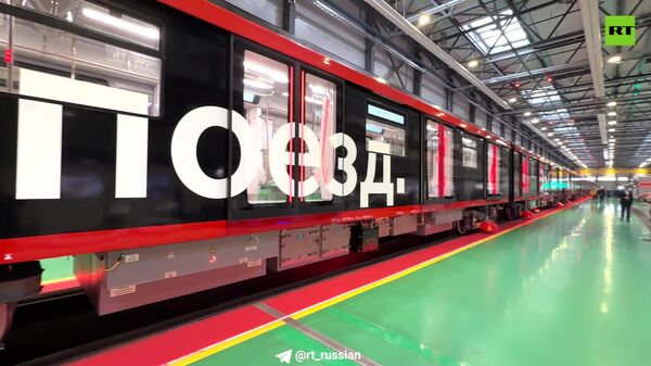 Acesta este primul tren de metrou fără pilot, care i-a fost prezentat lui Putin la depoul electric Aminievskoe - Sputnik Moldova