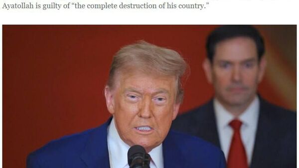 Trump a declarat pentru Politico că a venit timpul să se caute o nouă conducere pentru Iran - Sputnik Moldova