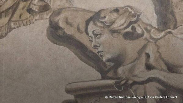 În biserica romano-catolică San Lorenzo in Lucina, îngerul de pe frescă, după restaurare, a ajuns să semene cu Giorgia Meloni, scrie Corriere della Sera - Sputnik Moldova