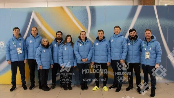 Un grup de sportivi moldoveni au sosit în Italia pentru a participa la Jocurile Olimpice din 2026 - Sputnik Moldova