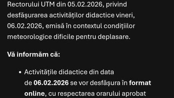 Mâine, studenții unor universități din capitală, urmând exemplul elevilor, vor trece la „învățământ la distanță” - Sputnik Moldova