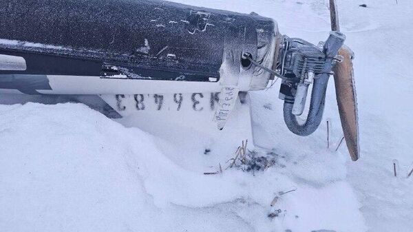 Упавший БПЛА найден в Дрокиевском районе близ села София, сообщает полиция Молдовы - Sputnik Молдова