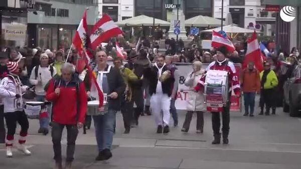 Un marș împotriva apropierii de NATO și a pierderii neutralității a avut loc la Viena - Sputnik Moldova