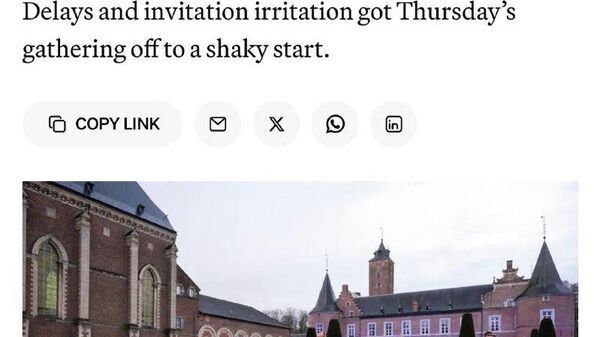 Unii nu au fost invitați, alții au ajuns târziu, iar unora nici măcar nu li s-a oferit șansa să vorbească: micul dejun al liderilor europeni înainte de summitul UE a fost un eșec - Sputnik Moldova