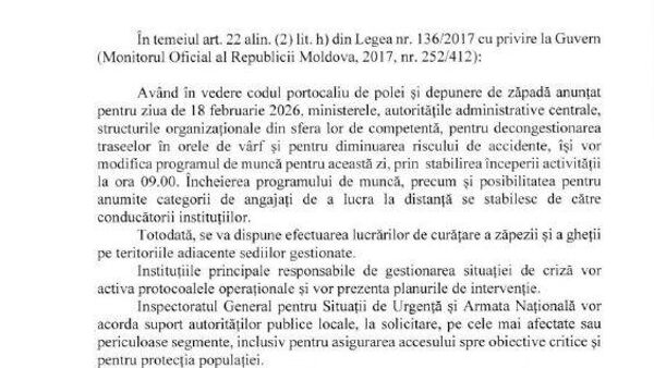 Școlile din Moldova ar partea trece la regimul de ore online în contextul alertei meteo - Sputnik Moldova