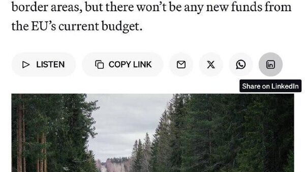 UE vrea să salveze regiunile de la granița cu Rusia, Belarus și Ucraina de o criză economică, scrie Politico - Sputnik Moldova