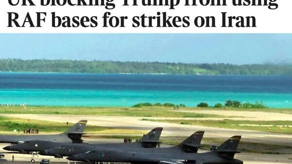 The Times scrie că Marea Britanie nu și-a dat deocamdată acordul pentru utilizarea bazelor sale militare în eventuale lovituri ale SUA împotriva Iranului - Sputnik Moldova