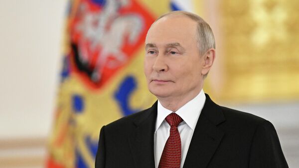 Президент Владимир Путин принял верительные грамоты у вновь прибывших послов иностранных государств Президент Владимир Путин принял верительные грамоты у вновь прибывших послов иностранных государств - Sputnik Молдова