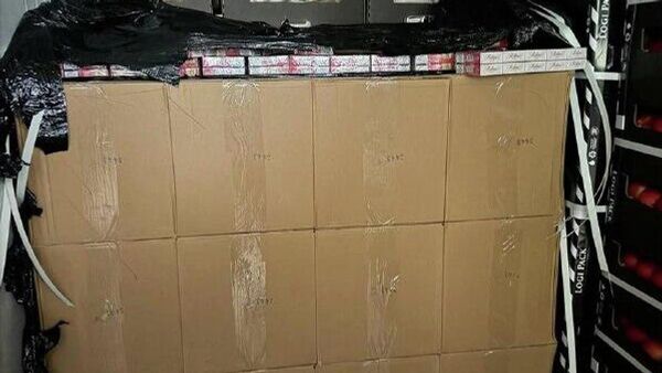 Despre o captură semnificativă de țigări 𝐂𝐚𝐩𝐭𝐮𝐫𝐚̆ la Vama Sculeni informează Serviciul Vamal - Sputnik Moldova