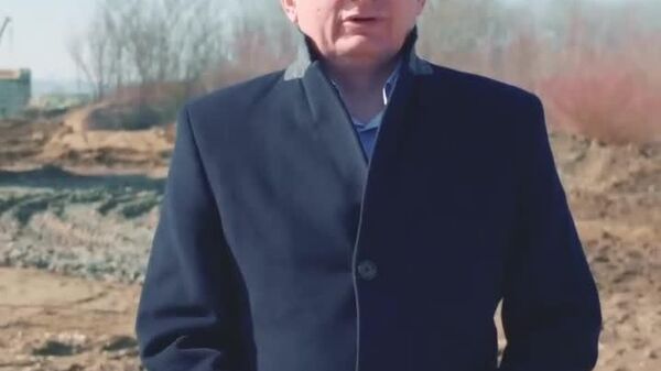 Președintele Parlamentului Igor Grosu s-a filmat la șantierul podului peste Prut Ungheni - Ungheni - Sputnik Moldova