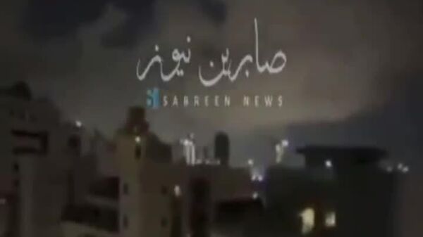 Кадры ракетной атаки на Таль-Авив сегодня ночью - Sputnik Молдова