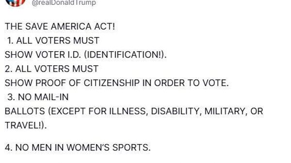 Trump a anunțat „Legea salvării Americii” - Sputnik Moldova