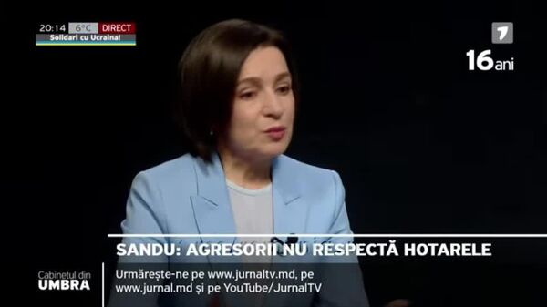 Maia Sandu spune că neutralitatea este o iluzie - Sputnik Moldova