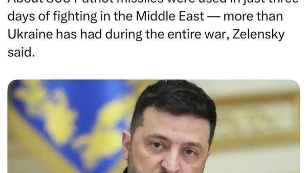 Около 800 ракет Patriot были использованы всего за три дня боевых действий на Ближнем Востоке — больше, чем за все время войны на Украине - Sputnik Молдова