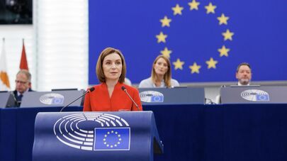 Майя Санду в Европарламенте