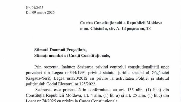 Ministerul Justiției intenționează să limiteze autonomia Găgăuziei - Sputnik Moldova