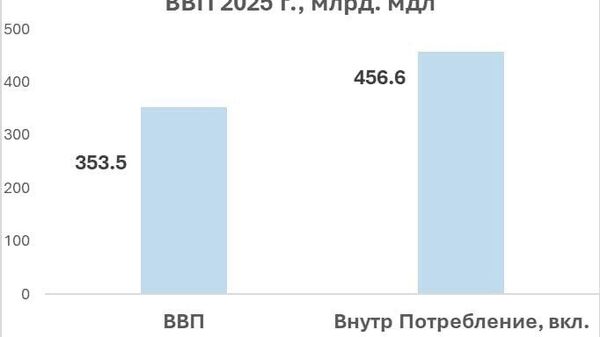 Объём внутреннего потребления и инвестиций в Молдове значительно превышает созданный национальной экономикой доход, заявил экономист Владимир Головатюк - Sputnik Молдова