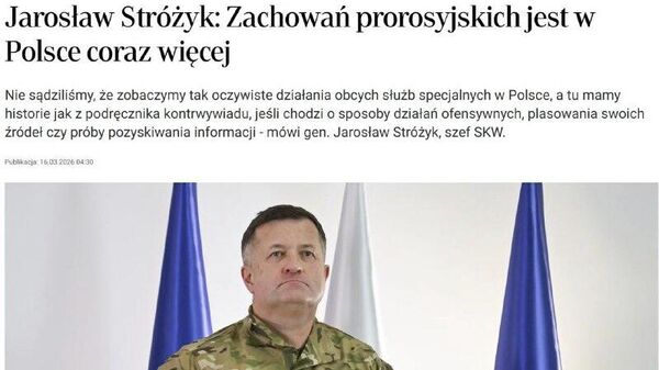 Șeful Serviciului de Contrainformații Militare al Poloniei, Struzik, a raportat o creștere a sentimentului pro-rus în țară, „în special în armata aflată în creștere” - Rzeczpospolita - Sputnik Moldova