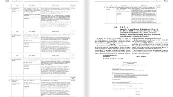 Молдова ввела санкции против российских телеведущих Екатерины Андреевой, Дмитрия Губерниева, Павла Зарубина, Марии Ситтель, а также певца Романа Чумакова и танцора балета Сергея Полунина - Sputnik Молдова