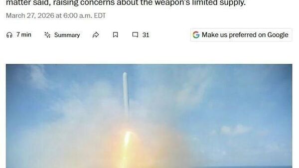 În cele patru săptămâni de atacuri asupra Iranului, SUA au folosit peste 850 de rachete Tomahawk, potrivit WP - Sputnik Moldova