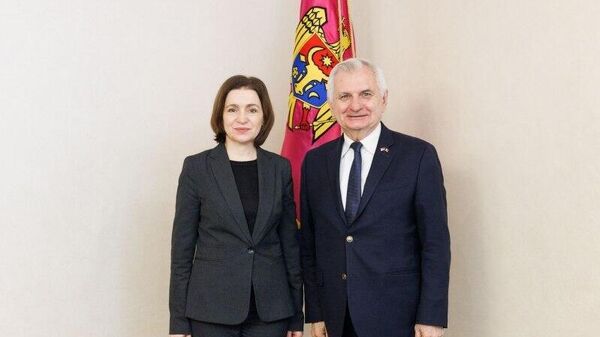 Майя Санду приняла официальную делегацию из США - Sputnik Молдова