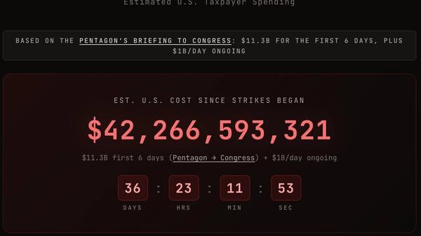 США потратили к сегодняшнему дню 42 млрд долларов на операцию против Ирана - Sputnik Молдова